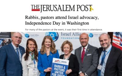Rabbis, pastors attend Israel advocacy, Independence Day in Washington