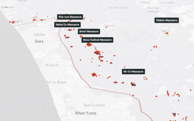 Interactive Map of The October 7th Massacre