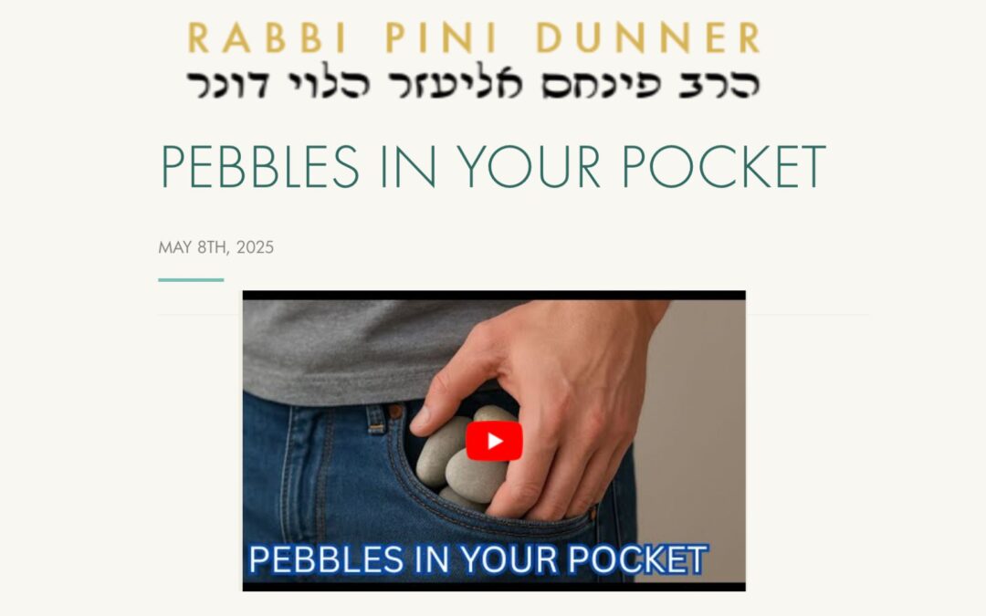 PEBBLES IN YOUR POCKET