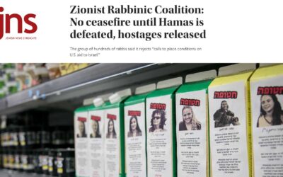 Zionist Rabbinic Coalition: No ceasefire until Hamas is defeated, hostages released