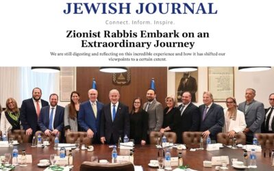 Zionist Rabbis Embark on an Extraordinary Journey