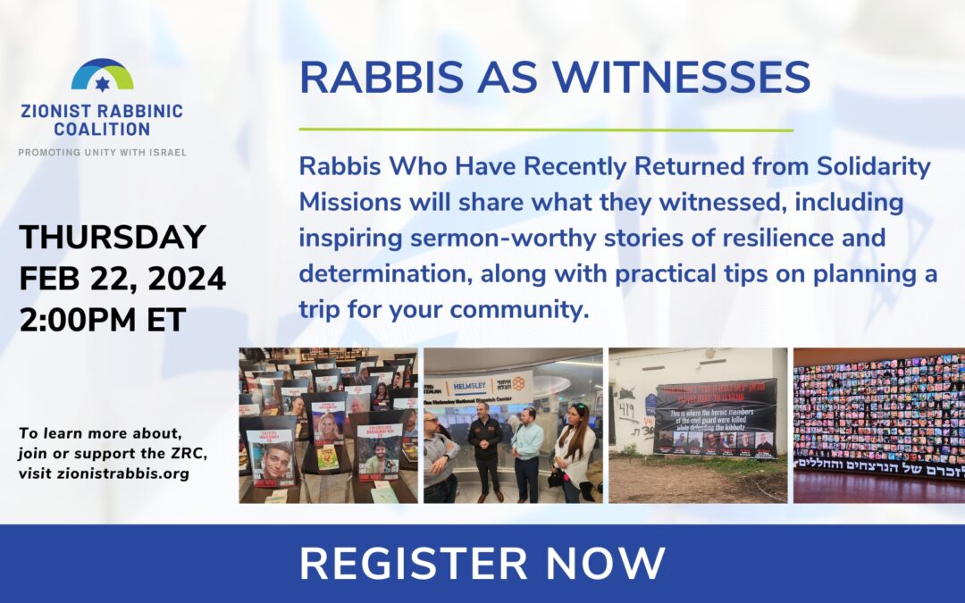Rabbis As Witnesses